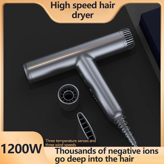 Professional 1200W High Speed Hair Dryer with 20 Million Anion Hair Care.
