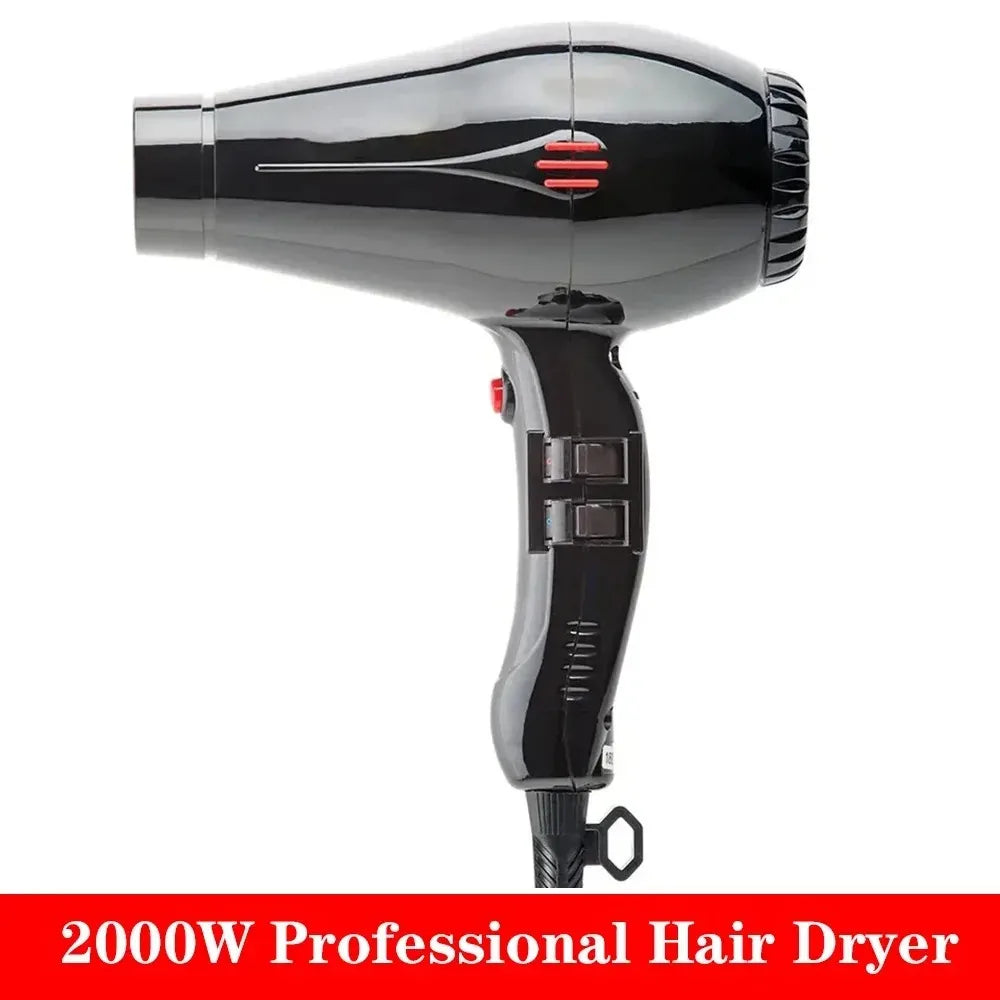 Professional Hair Dryer 1600W Personal Care Home Appliance Negative Ion Ceramic Hot and Cold Wind Blow Dryer Powerful Wind.
