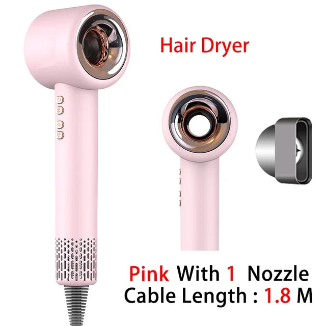 Professional Hair Dryer
Negative Ionic Hair Dryer
Leafless Hairdryer
Home Appliance
Best Gift For Mother
Girl Friend.