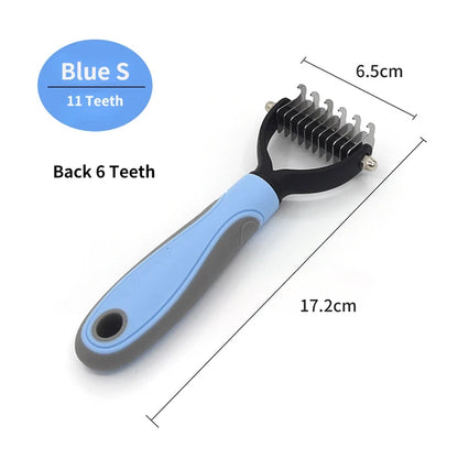 Pet Deshedding Brush Dog Hair Remover Fur Knot Cutter Comb Brushes Dogs Grooming Supplies