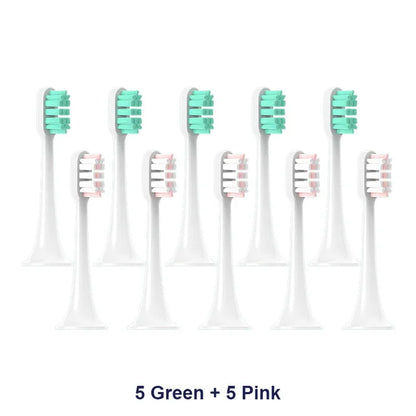 Replacement Brush Heads for Xiaomi Mijia T300/T500/T700 Sonic Electric Toothbrush Soft Bristle Nozzles with Caps Sealed Package