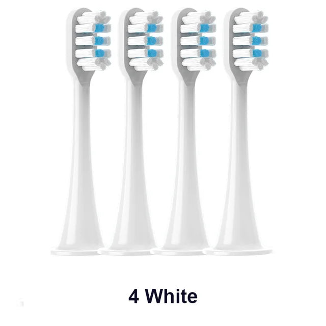 Replacement Brush Heads for Xiaomi Mijia T300/T500/T700 Sonic Electric Toothbrush Soft Bristle Nozzles with Caps Sealed Package