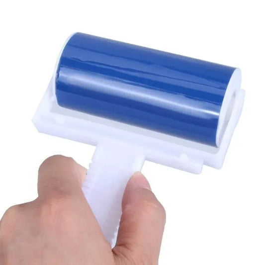 Reusable Washable Lint Roller Sticky Tpr Dust Wiper Pet Hair Sticky Roller Remover Cleaning Brush Tools For Pet Cloth Furniture