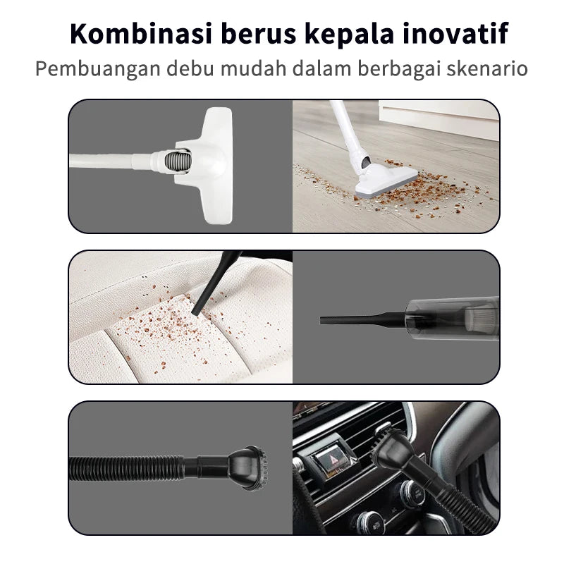 S9D-2 5-in-1 Home Car Handheld Wireless Electric Vacuum Cleaner Sweeper