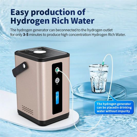 SUYZEKO Hydrogen Inhalation Machine
99.99% portable Purity Dual Outlet H2 Generator
PEM Water Electrolysis Ionizer