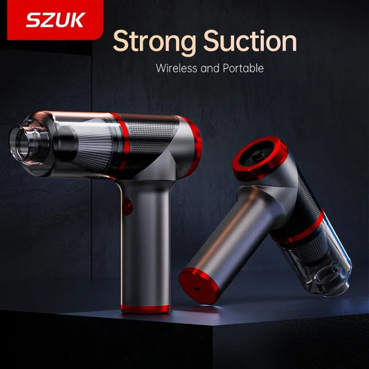 SZUK Mini Car Vacuum Cleaner Wireless Handheld Strong Suction Cleaning Machine