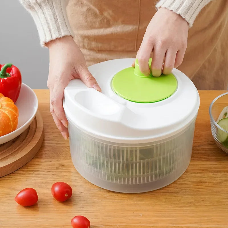 Salad Spinner Dryer Kitchen Tool
Vegetable Fruit Food Dehydrator
Quick Washing Drying Centrifuge