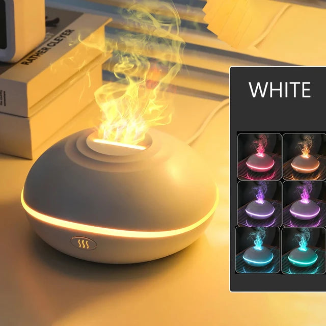 Scent Diffuser Air 7 Color LED Essential Oil Flame Lamp Humidifier Ultrasonic Mist Generator Aroma Diffuser. 

Scent Diffuser with LED Essential Oil Flame Lamp

Humidifier Ultrasonic Mist Generator Aroma Diffuser