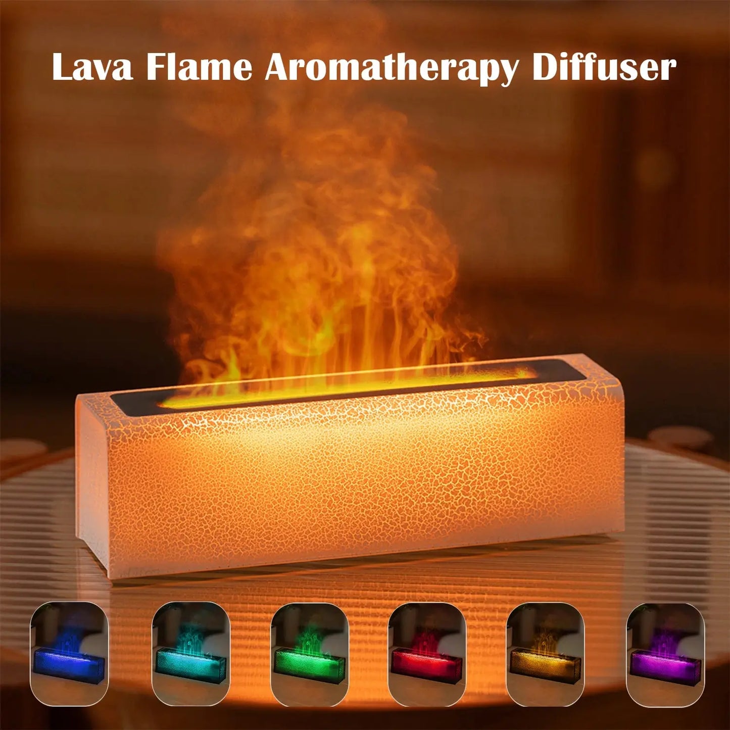 RGB Flame Aromatherapy Diffuser 150ml