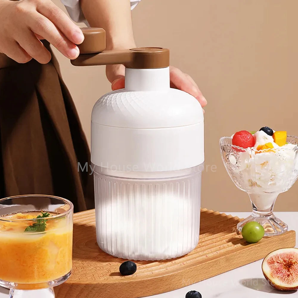 Shaved Ice Machine
Hand-Cranked Ice Crusher
Ice Mold
Portable Continuous Hail Machine
Household Crusher
Kitchen Accessories
