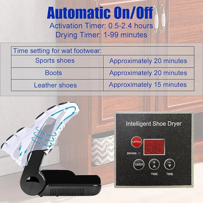 Shoe Dryer Ozone Deodorant. Smart Retractable Shoe Warmer. Winter Shoe Drying.