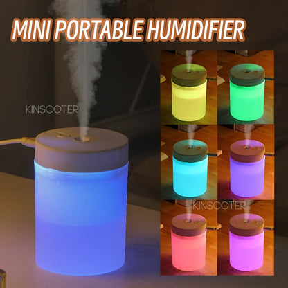 Silent Mini Humidifier 200ml USB Air Humidifier Car Mist Diffuser
