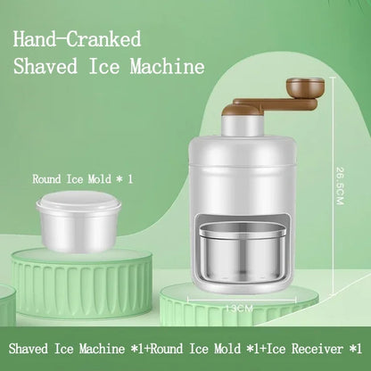 Manual Ice Crushers

Household Hand-Cranked Shaved Ice Machine

Hail Ice Breaking Artifact

Hand-Cranked Smoothie Maker