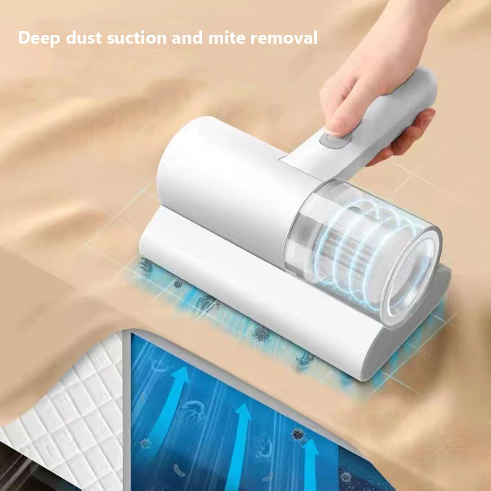 Cordless Mite Remover Vacuum
Powerful Suction Rechargeable
10KPa for Bed Pillows Sofa