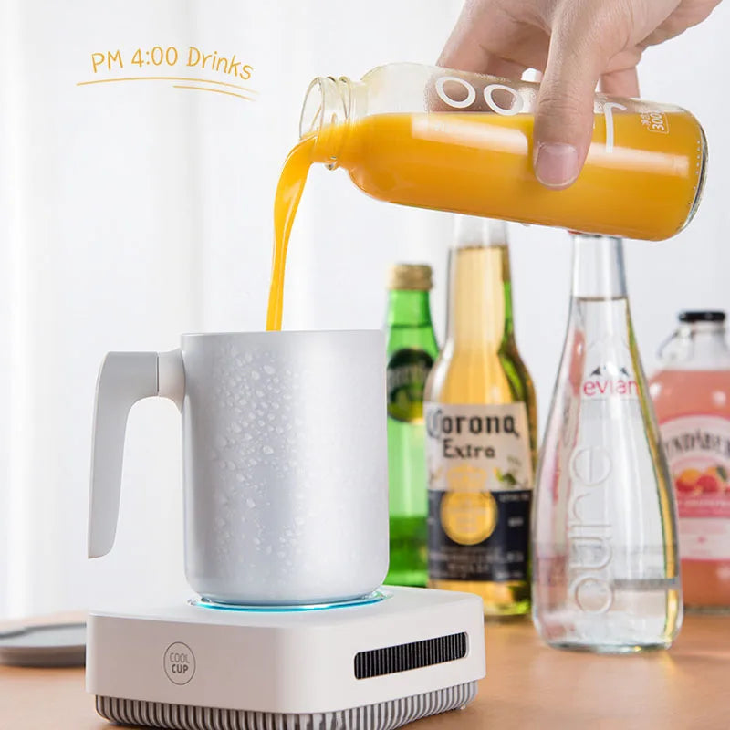 Smart Cup Cooler Mug Warmer
Electric Heating Cooling Beverage Plate
Office Home Desk Use
Coffee Beer Milk Drinks Water