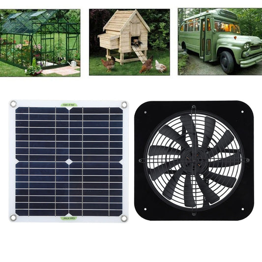Solar Powered Exhaust Fan 13"
Solar Powered Fan 100W
Solar Panel Power Fans for Greenhouse
Chicken Coop Air Circulation Cooling