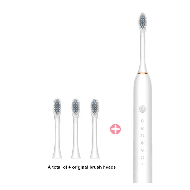 Sonic Electric Toothbrush Ultrasonic Automatic USB Rechargeable IPX7 Waterproof Toothbrush Replaceable Tooth Brush Head J189. 

Product name: Sonic Electric Toothbrush