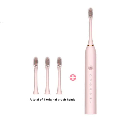 Sonic Electric Toothbrush Ultrasonic Automatic USB Rechargeable IPX7 Waterproof Toothbrush Replaceable Tooth Brush Head J189. 

Product name: Sonic Electric Toothbrush