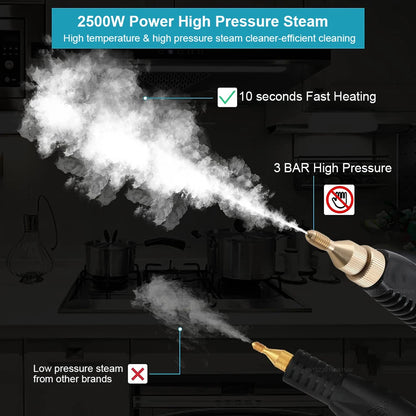 Steam Cleaner 2500W High Pressure Temperature Steam Cleaning Machine