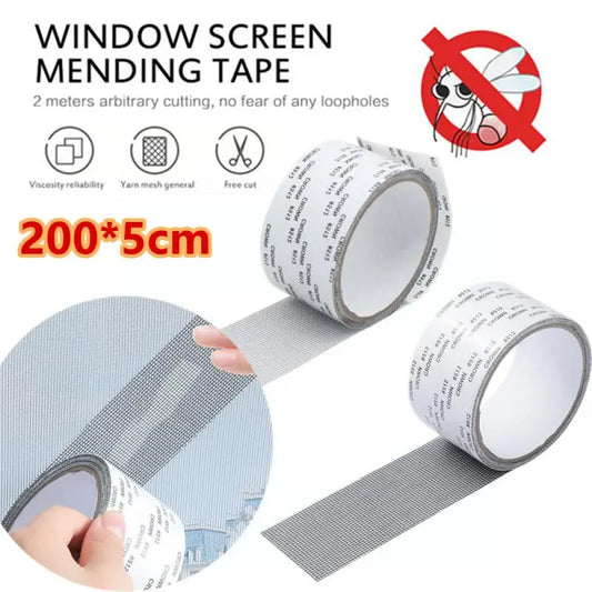 Self Adhesive Window Screen Mosquito Net Repair Tape
Fiberglass Patch Covering Mesh Tape
Screen Holes Tears Repairing
