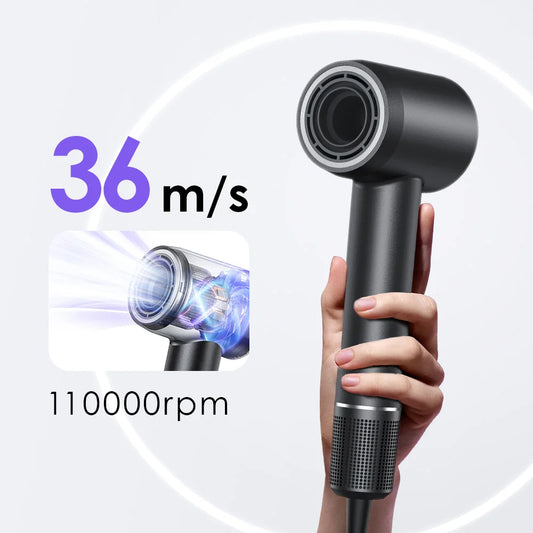 Styler Hair Dryer 110,000 Rpm Professional Care 1500W Constant Temperature Electric Quick Dry Blow Drier