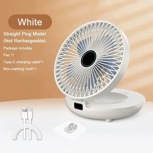 Summer Household Dual Use Kitchen Fan Small Fan
USB Charging Home Dormitory Silent Big Wind Desktop Mini Portable Electric Fans