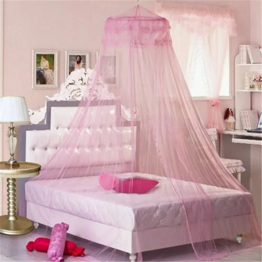 Toddler Baby Bedding Crib Netting Girls Princess Mosquito Net Kids Lace Bed Canopy
