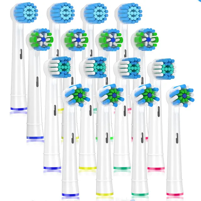 Toothbrush Heads Compatible with Braun Oral B Electric Toothbrush, Replacement Toothbrush Heads Fit for Oral b, 16Pack.