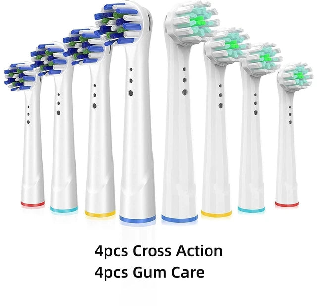 Toothbrush Replacement Heads Refill for Braun Oral-B Electric Toothbrush Pro1000 Pro 3000 Pro5000 Pro7000 Vitality Floss Action.