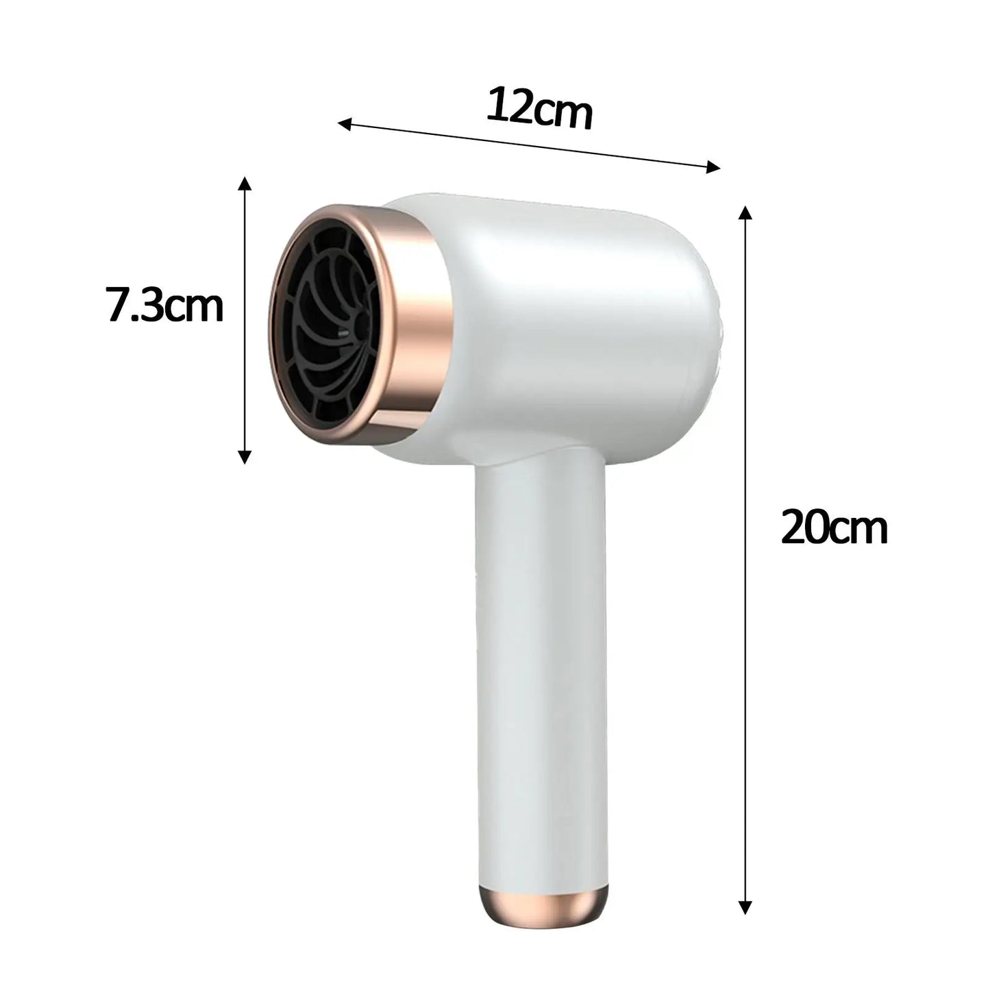 Travel Hair Dryer Compact Professional Fast Drying Hair Dryer Power Cordless Hair Dryer for Travel Women Men Hotel Home Outdoor.