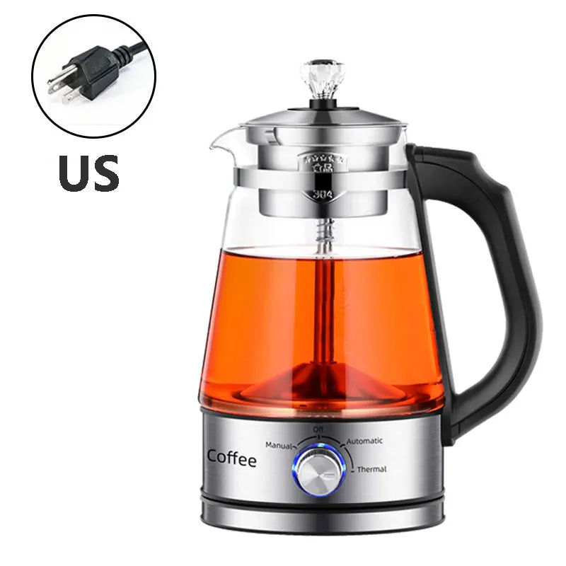 1. Fully Automatic Household Tea Maker
2. Steam Spray Black Tea Pot
3. Glass Electric Tea Pot 
4. Coffee Pot