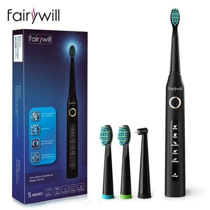 USB Cable Charger for Fairywill Sonic Electric Toothbrush Black