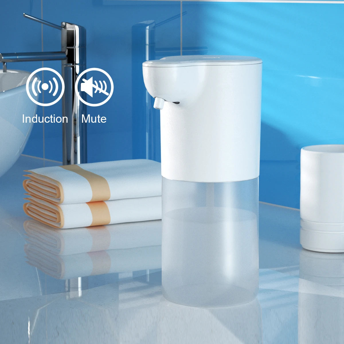 Smart Infrared Touchless Foam Soap Dispenser for Kitchen Bathroom