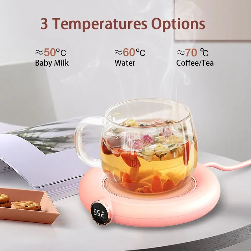 USB Coffee Mug Warmer for Tea Milk Water Drinks 3 Temperatures Electric Beverage Cup Warmer for Home Office Desk Use Gift Idea. 

Product Name: USB Coffee Mug Warmer
Product Name: Electric Beverage Cup Warmer
Product Name: 3 Temperatures Cup Warmer