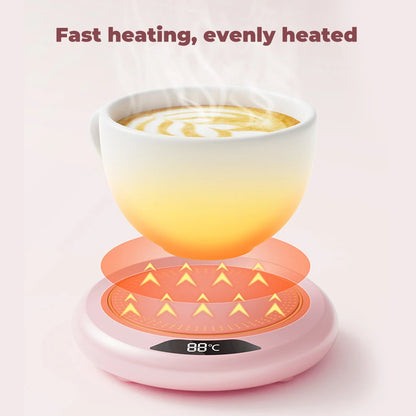 USB Cup Warmer Coffee Cup Heater Electric Milk Tea Cup Heating Coaster Cup Mug Warmer