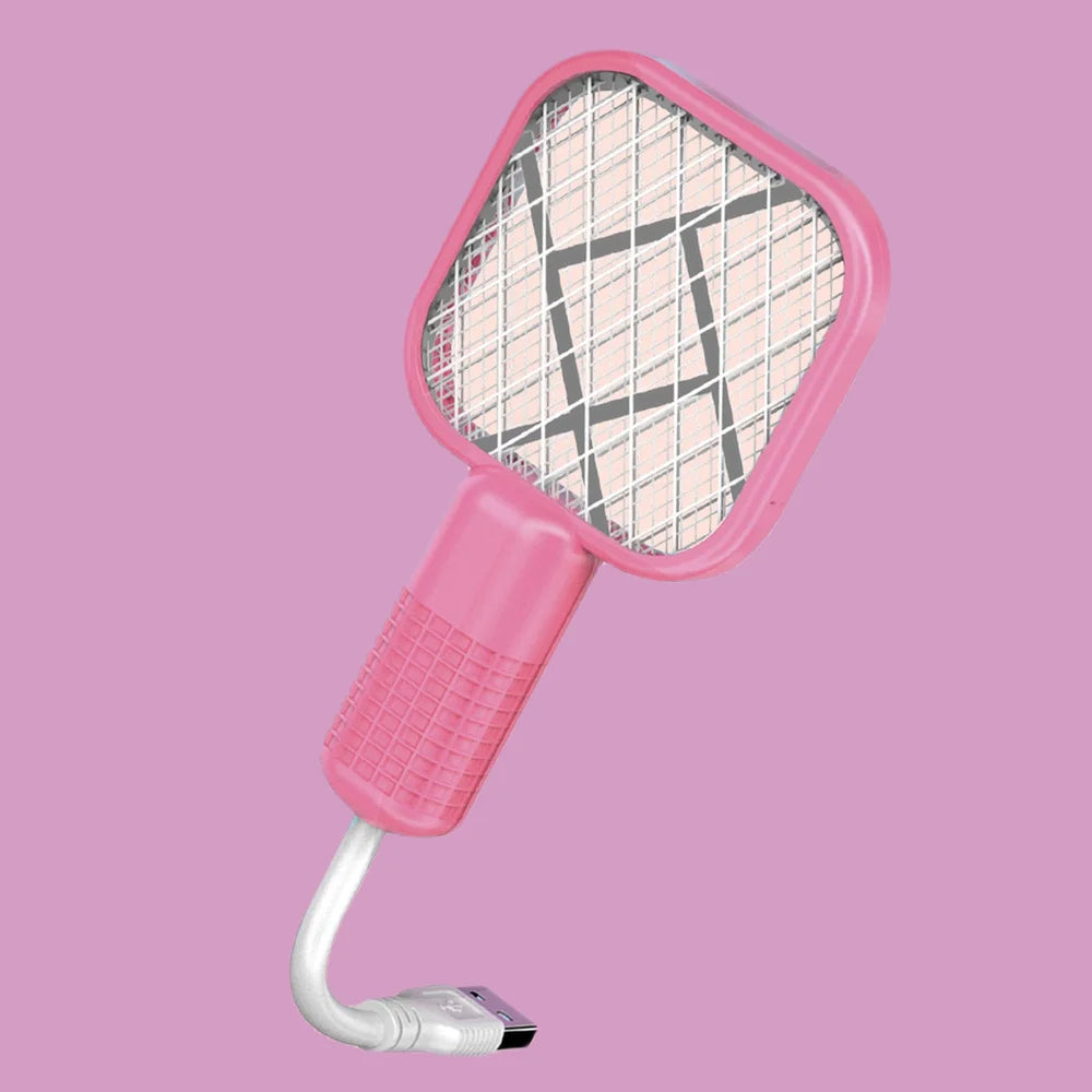 USB Mini Electric Mosquito Swatter Fly Bug Zapper
UV Light Insect Racket Rechargeable Trap
Summer Fly Swatters for Home Outdoor