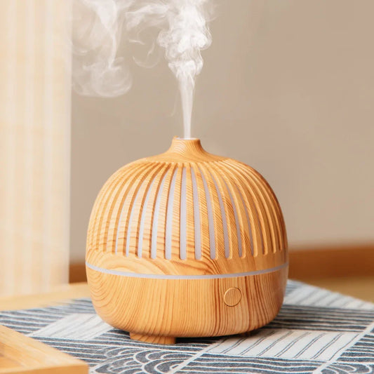 Ultrasonic Diffuser Aromatherapy Oil Air Humidifier Silent Night Light.