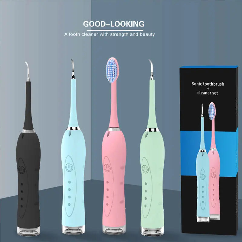 Ultrasonic Dual Head Electric Toothbrush