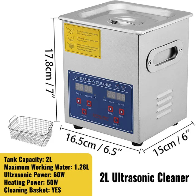 VEVOR Ultrasonic Cleaner 
1.3L
2L
3L
6L
10L
15L
22L
30L 
Portable Washing Machine 
Lave-Dishes 
Diswasher Ultrasound 
Home Appliances