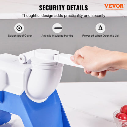 VEVOR 220W Ice Crushers Machine
Electric Snow Cone Maker
Shaved Ice Machine with Cover and Bowl for Home