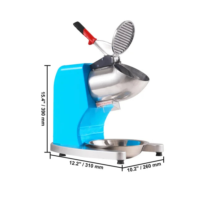 VEVOR Ice Crushers Machine
Electric Snow Cone Maker 
Stainless Steel Shaved Ice Machine