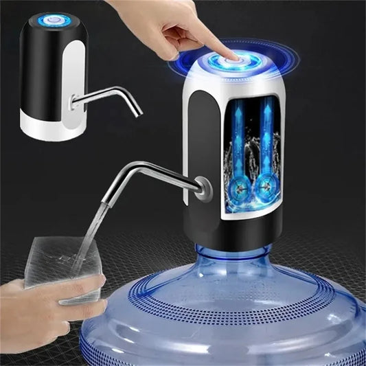 Water Bottle Pump USB Charging Electric Water Dispenser Auto Switch Drinking