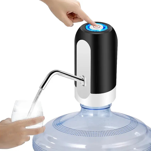 Water Bottle Pump USB Charging Water Dispenser Portable Mini Automatic Pump for Gallon Facilites Kitchen Camping Accessories