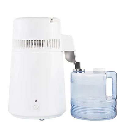 Water Distiller w/ Glass Container - 750W, 1.1Gal/4L Capacity