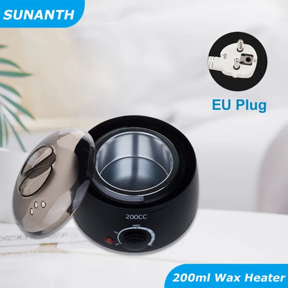 Wax Heater Kit with Waxing Beans and Dipping Pot