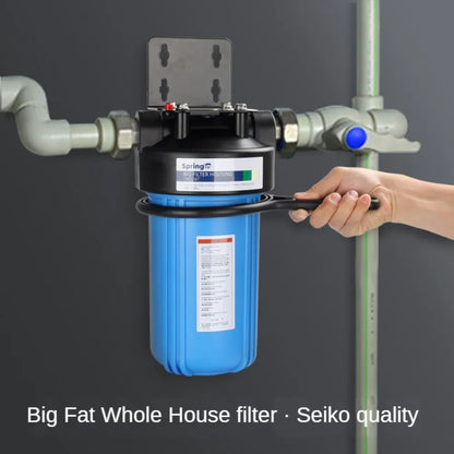 Whole House Water Filter System
2-stage Clear Home Water Pre-Filtration
Large Flow Water Purifier Reduce Odor
Chlorine Sediment