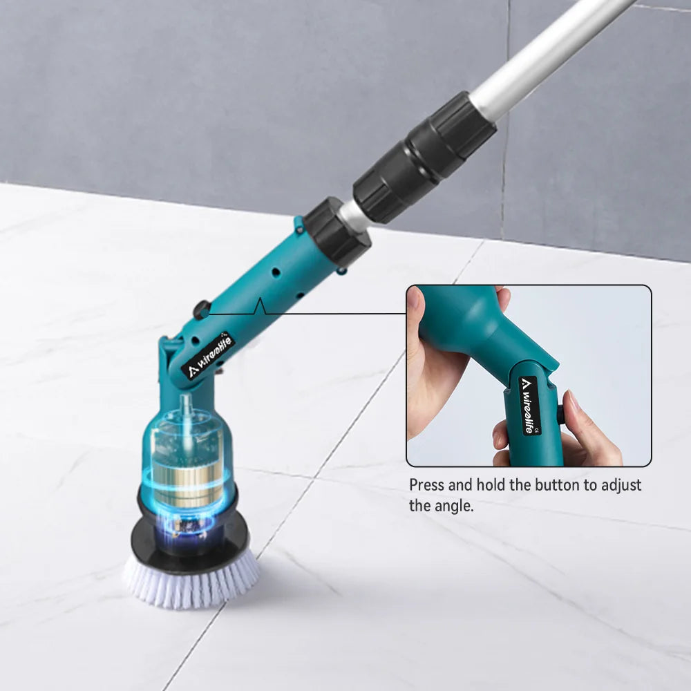 Wireelife Electric Spin Scrubber 8IN1 Cleaning Brush
