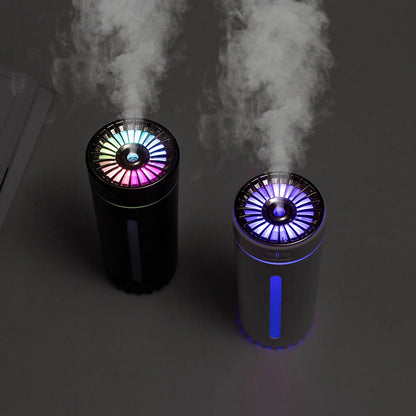 Wireless Car Air Humidifier Portable 300ML USB Diffuser Mist Maker for Home Bedroom with RGB LED Colorful Lights