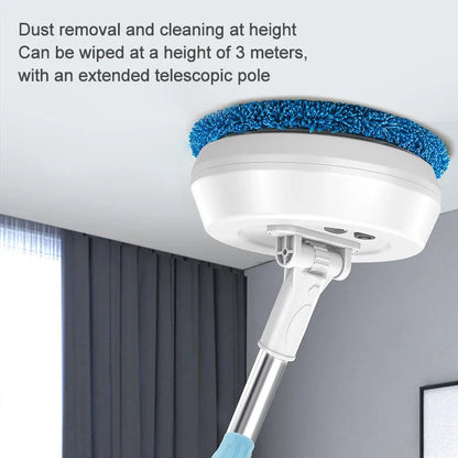 Wireless Electric Spin Mop Cleaner Automatic 2 in 1 Wet & Dry Home Cleaner Car Glass Ceiling Door Windows floor scrubber machine. 

Electric Spin Mop Cleaner