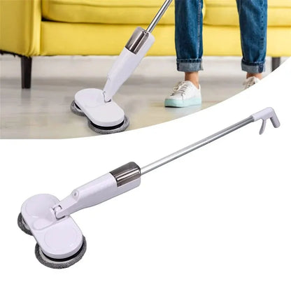Wireless Electric Spin Mop Cleaner Automatic 2 in 1 Wet & Dry Home Cleaner